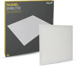 Painel Led Plafon 18w/25w/36w ou 50w 6500k Branco Frio 110v/220v Bivolt Embutir/Sobrepor Branco Alut By Avant (Embutir, 18w)