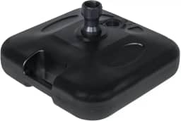 Base para Guarda Sol Sombreiro Suporte Preto Ombrelone 18kg de Piscina Chão