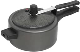 Panela de Pressão Pequena Antiaderente de 2 Litros Pressionella Mini, Grafite, Ramos