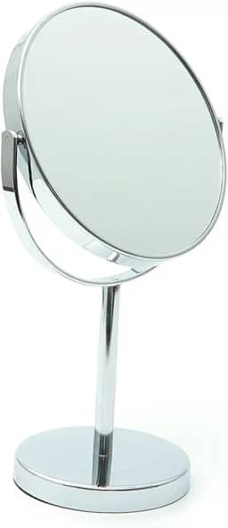 Espelho Para Maquiagem De Mesa Grande Dupla Face 5x Aumento / ESP031