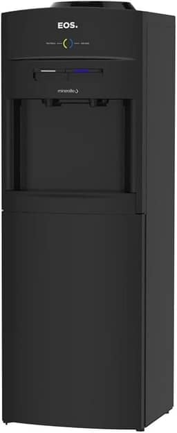 Bebedouro de Coluna para Garrafão Compacto Eos Mineralle Compressor Preto Ebc05pc 110v