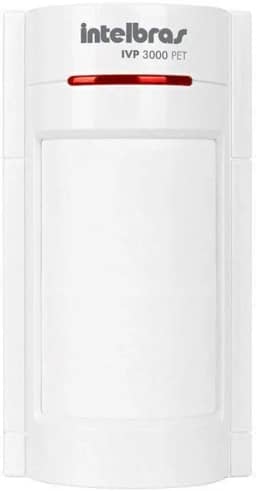 Sensor Infravermelho PET Duplo PIR C/ Fio IVP 3000 - Intelbras