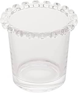 LYOR - Porta Talher de Cristal Coração 8,5cm x 8cm