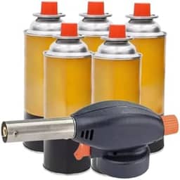 Maçarico Portátil Culinário Gourmet, Automático, Profissional +5