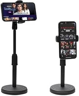 Suporte Articulado 360° para Celular – Ajustável, Resistente, Ideal para Escritório, Lives e Reuniões