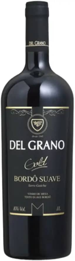 Vinho Gold Tinto Bordô Suave 1l - Del Grano