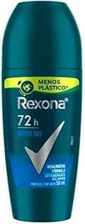 Rexona Desodorante Antitranspirante Masculino Rollon Active Dry 50Ml (A Embalagem Pode Variar)