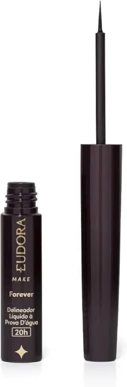 Eudora Make Forever Delineador Líquido Preto À Prova D'água 3ml