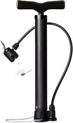 Bomba de Ar para Encher Pneu Bola Colchão Inflável Bicicleta Moto Balão Piscina Manual 3 Tipos de Bico