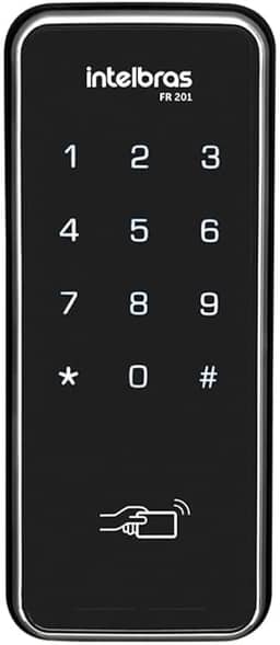 Fechadura Digital de Sobrepor Touch Screen FR 201 Intelbras