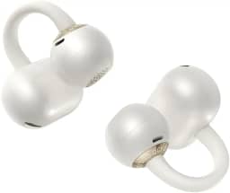 Fone de ouvido sem fio QCY Crossky C50, Bluetooth 6.0, 35 horas de reprodução, leves e confortáveis para usar em corrida/fitness, adequados para orelhas pequenas, à prova d'água IPX5(Branco)