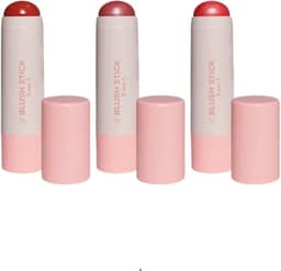 Blush Stick Multiuso 3 em 1, 7g, Cremoso, Alta Pigmentação, Maquiagem (04, Padrão)