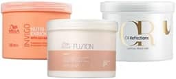 Kit Wella Fios Perfeitos Cronograma Capilar 03 Mascaras 500g