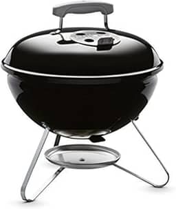 Smokey Joe Silver Churrasqueira Carvão Weber Preto 44 X 37 X 37 Cm