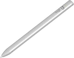 Lápis Digital Logitech Crayon para iPad iOS 12.2 com Tecnologia Apple Pencil, Design Antirrolagem, Precisão de Pixel Sem Atraso, Ponta Inteligente e Conexão USB-C