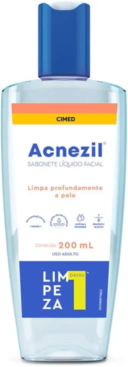 Acnezil Sabonete Líquido Facial 200ml