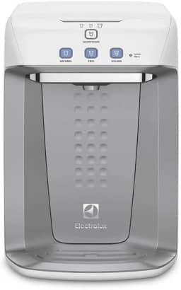 Purificador de Água Gelada Fria e Natural Elétrico Compacto Eletronico placa Electrolux Alerta troca de Filtro refil 12 meses ou 3000l Painel Touch Bivolt Branco PA21G