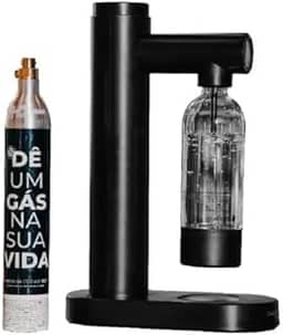 Gaseificador de Água Gassata Home Purificatta Preto