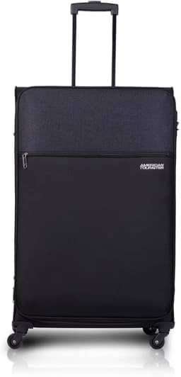 Mala de Viagem Frankfurt Preta Grande Expansível