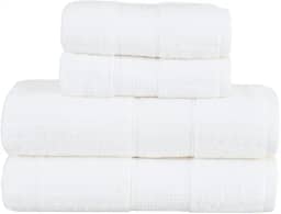 Jogo de Toalhas Buddemeyer Fio Penteado Alva Banho Branco 4 Peças