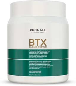 Prohall Btx Capilar Orgânico - Blend Repair Sem Formol 1kg - Alinhamento, Brilho e Redução de Volume - Máscara de Tratamento