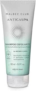O BOTICARIO MALBEC CLUB SHAMPOO ESFOLIANTE ANTICASPA 150ml