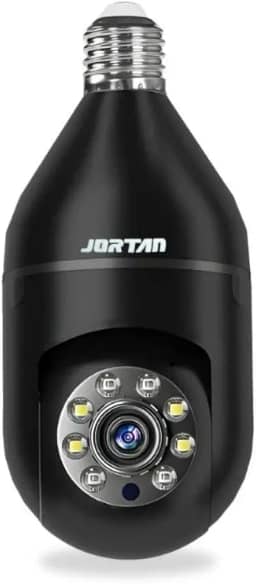 Câmera de Vigilância Wi-Fi 360°, Uso Interno/Externo, Estilo Domo, 1080p HD, Sensor de Movimento, Monitoramento Residencial/Bebê/Pet, O19-preto, Sem fio/Com fio, Áudio Bidirecional