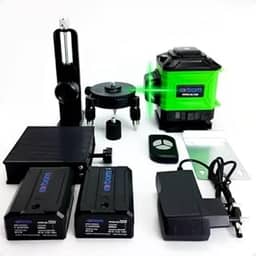 Nivel Laser 12 Linhas 3d 2 Baterias + Maleta Tripe Nivio Laze Profissional