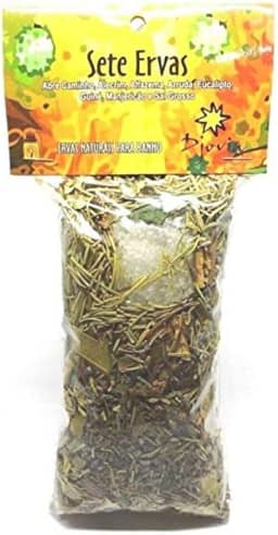 Banho de Ervas Naturais Sete Ervas - Limpeza e Proteção
