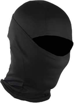 Touca Ninja Balaclava Articulada Profissional Resistente Frio Proteção Uv50 Multifuncional Respirável (BR, Alfa, Único, P, Preto)