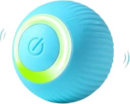 Bola para Pet Inteligente Giratória Interativa Brinquedo para Gatos e Cachorros com Movimento Automático Rotação 360° LED