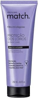 O BOTICARIO MATCH SHAMPOO MATIZADOR PROTEÇÃO DOS LOIROS250ml