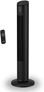 Ventilador de Torre Arno Eole Ultra NEO2 - Silencioso, Alcance de 6m, Painel Touch, Controle Remoto, 3 Velocidades, Modos Automáticos, Timer 7h, Oscilação 60º, 110V