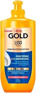 Niely Gold Creme Para Pentear Liso Pleno 250G Branco