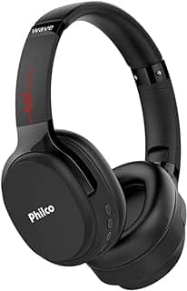 Fone de ouvido, Conexão Bluetooth 5.0, 150mW, Concha almofadada, PFO01BTP, Preto, Philco