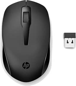 Mouse Sem Fio HP 150 - Sensor óptico de 1600 DPI, Conexão 2,4 GHz com Receptor USB, Design Ambidestro Ergonômico e Rolagem com Função Dupla (2S9L1AA)