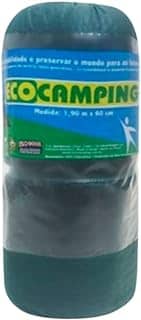 Colchonete Mont Long Solteiro para Camping Retiro Dobravél (Verde Liso)