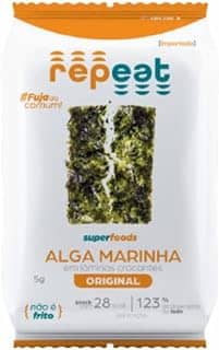 Kit 6X: Snack de Alga Marinha Tradicional Repeat 5g