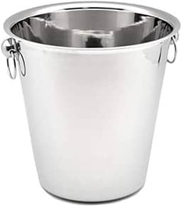 Champanheira Balde Gelo Inox Grande p/Bebidas e Garrafas