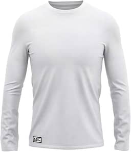 Camiseta Masculina Lisa Algodão Premium Manga Longa MXC BRASIL