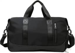 Bolsa Mala Viagem de Mão Super Grande Transversal – Impermeável e Organizada para Viagens e Uso Diário (Preto)