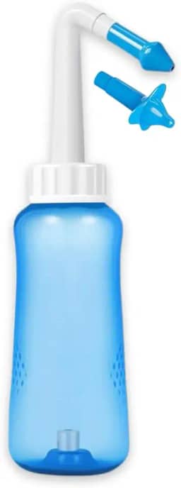 Kit de Lavagem Nasal Crianças e Adultos com Válvula de Controle - BPA Free