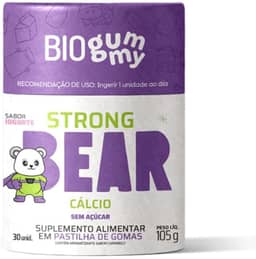 Strong Bear - Suplemento De Cálcio C/ 30 Gomas - Biogummy