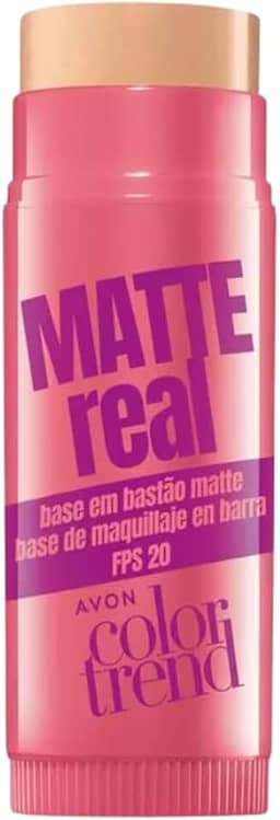 Base em Bastão Matte Real Avon Color Trend - Escolha a sua cor (COR NOVA 140Q)