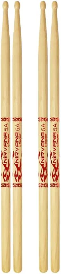 Baqueta Liverpool Nirvana Ecobio 5A madeira Kit com dois pares