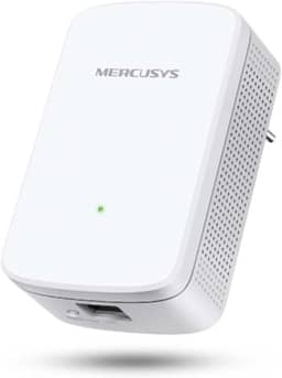 MERCUSYS ME10 Repetidor WiFi, extensor de rede, amplificador sem fios 300 Mbps, WPS botão, play e plug, indicador LED de sinal, fácil configuração, compatível com