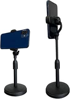 Suporte de Mesa Para Celular 360 graus Ajustável Articulado NO2PROBLEMS Universal Escritório Live Reunião Resistente