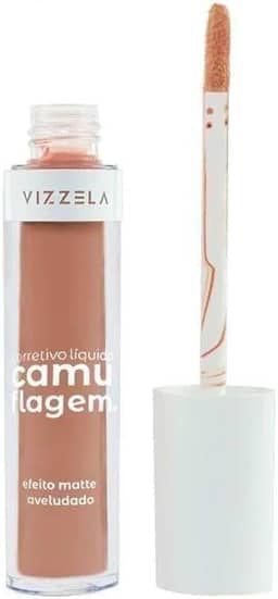 Corretivo Líquido Camuflagem Vizzela Salmão 5g