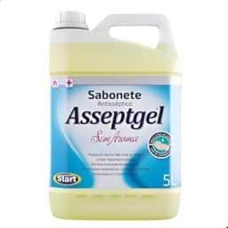 Sabonete Antisséptico Asseptegel Sem Aroma Profissional 5l