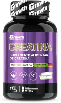 Creatina Creapure 120 Comprimidos - Growth Supplements